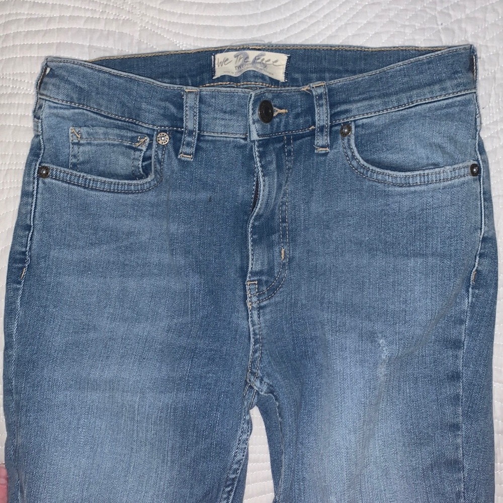 Free People Frayed Edge Jeans